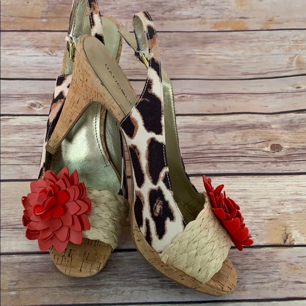 Leopard Bandolino Heels 7.5